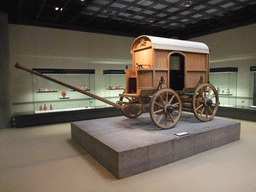 Roman carriage at the ground floor of the Romano-Germanic Museum
