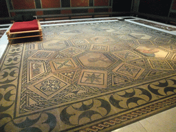 The Philosophers` Mosaic at the ground floor of the Romano-Germanic Museum