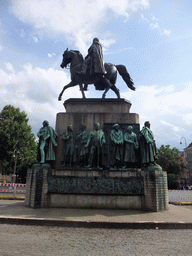 Equestrian statue of Emperor Friedrich Wilhelm III at the Heumarkt square