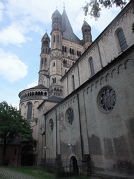 The north side and tower of the Groß St. Martin church