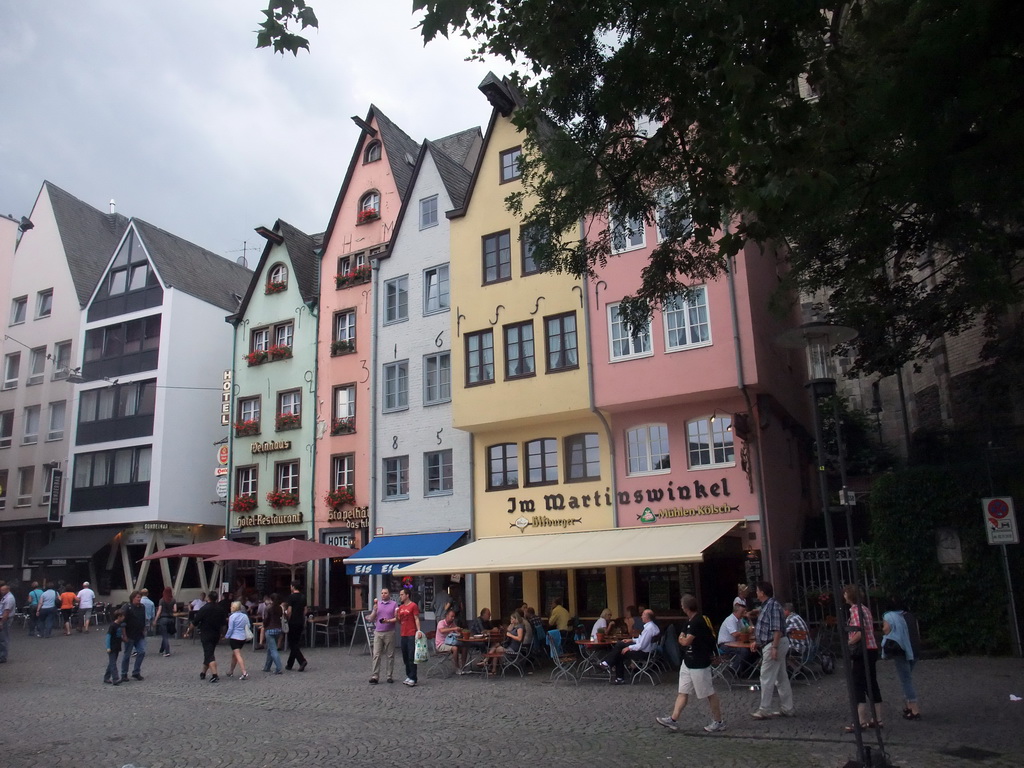 Buildings at the Fischmarkt square