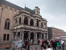 Front of the Cologne City Hall at the Rathausplatz square