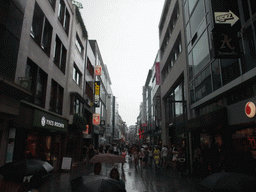 Shops at the Hohe Straße street