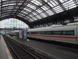 Train at the Cologne Railway Station