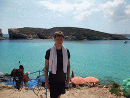 Tim at the Blue Lagoon and Cominotto island