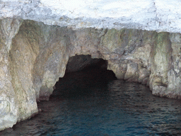 One of the Crystal Caves at the north coast of Comino, viewed from the Luzzu Cruises tour boat from Comino to Malta
