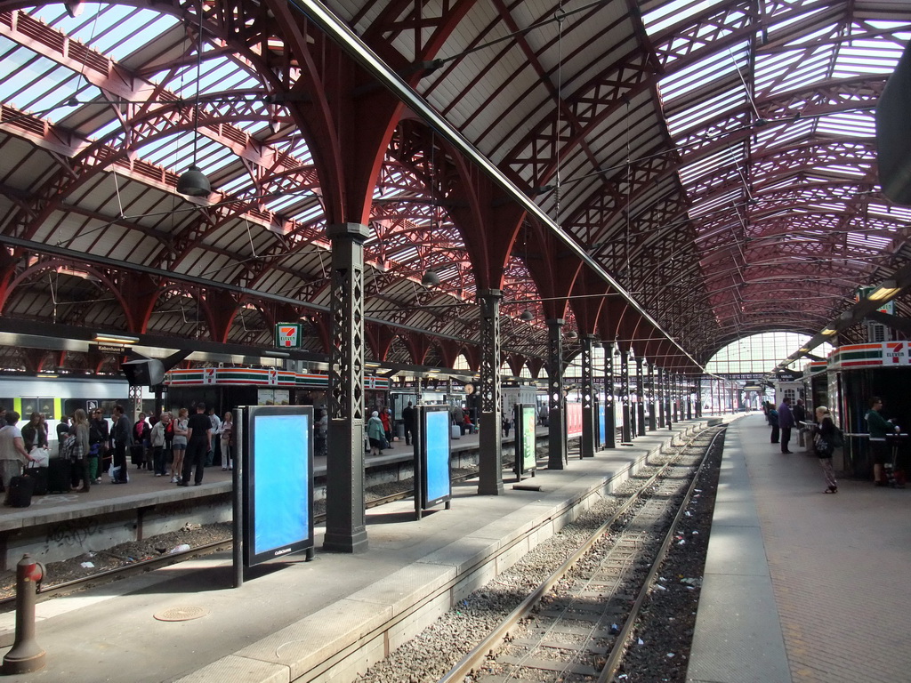 Platform at Copenhagen Central Station