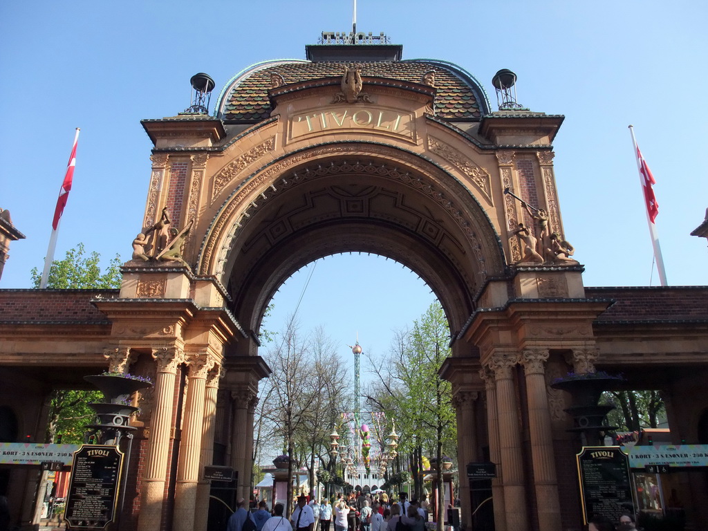 Main entrance to the Tivoli Gardens