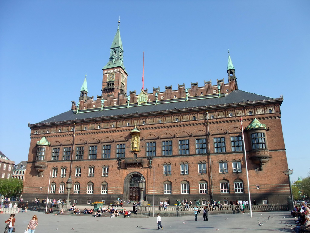 The Copenhagen City Hall (Københavns Rådhus) at City Hall Square
