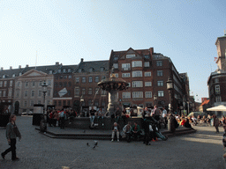 Caritas Well (Caritasbrønden) at the Gammeltorv (Old Market) square