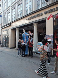 Statue in front of the Guinness World Records Museum at the Østergade street