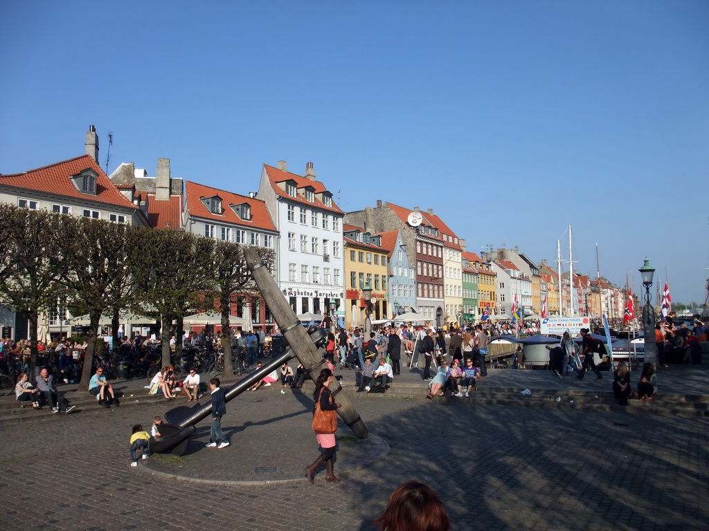 The north side of the Nyhavn harbour