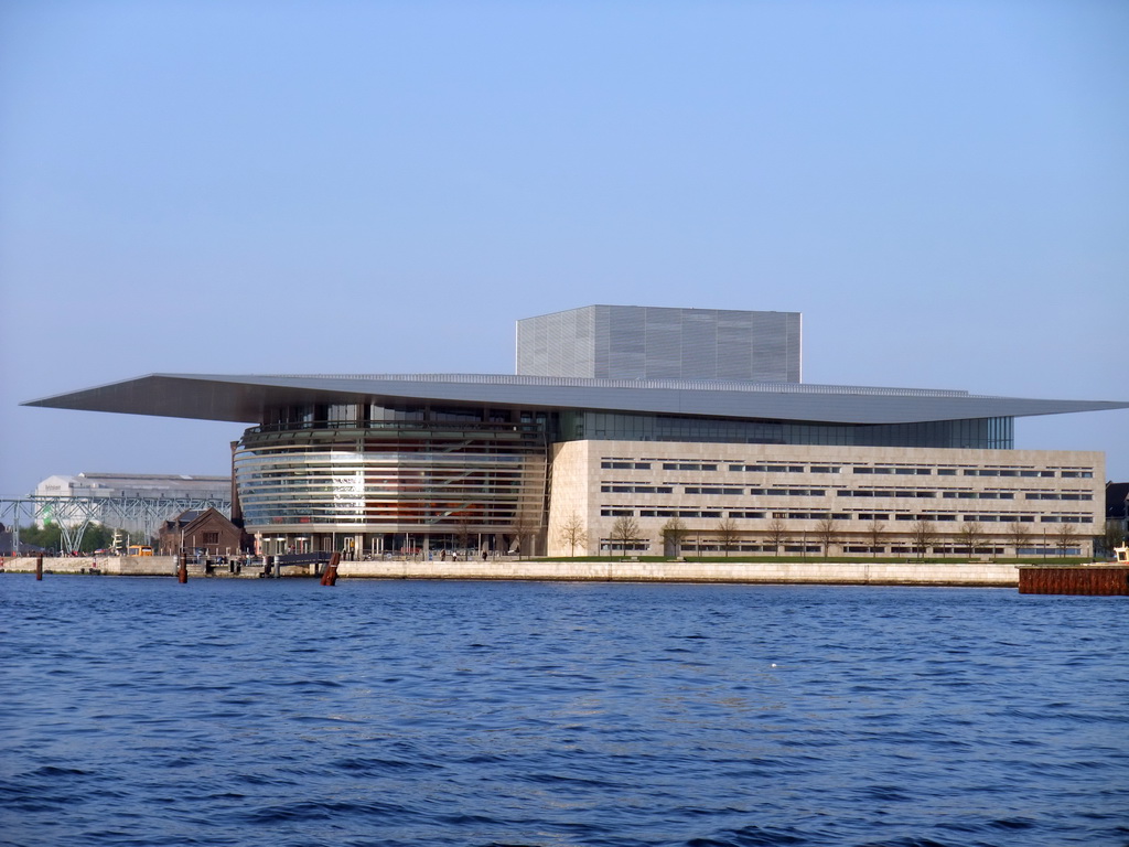 The Copenhagen Opera House (Operaen), viewed from the DFDS Canal Tours boat