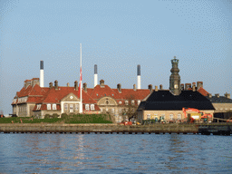 The Central Guard building at the Old Naval Yard at Nyholm island, viewed from the DFDS Canal Tours boat