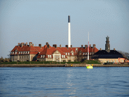 The Central Guard building at the Old Naval Yard at Nyholm island, viewed from the DFDS Canal Tours boat