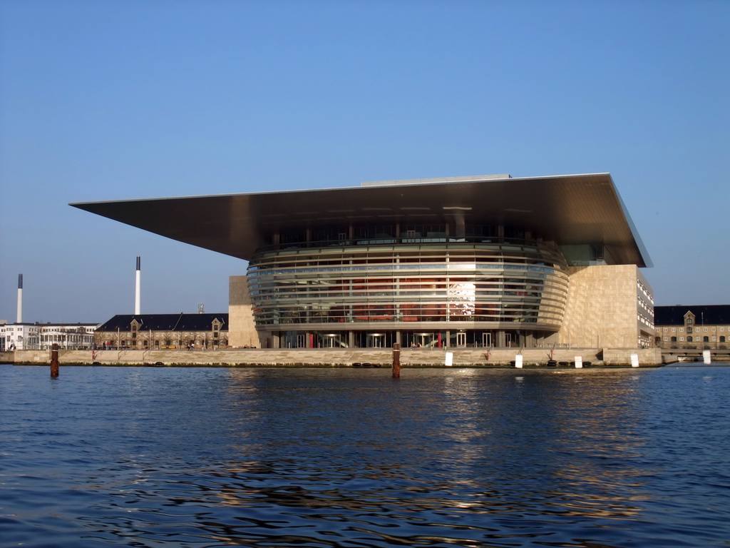 The Copenhagen Opera House, viewed from the DFDS Canal Tours boat