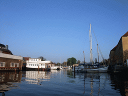 Houseboats at the Christianshavn neighbourhood, viewed from the DFDS Canal Tours boat