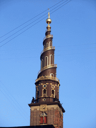 The tower of the Church of Our Saviour, viewed from the DFDS Canal Tours boat