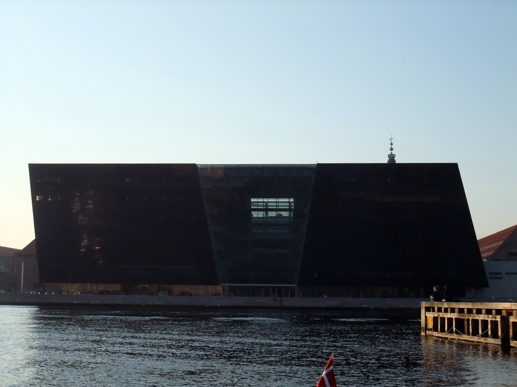 The Black Diamond building of the Royal Danish Library, viewed from the DFDS Canal Tours boat