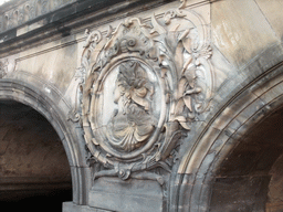 Relief at the Marmorbroen bridge over the Frederiksholms Canal, viewed from the DFDS Canal Tours boat