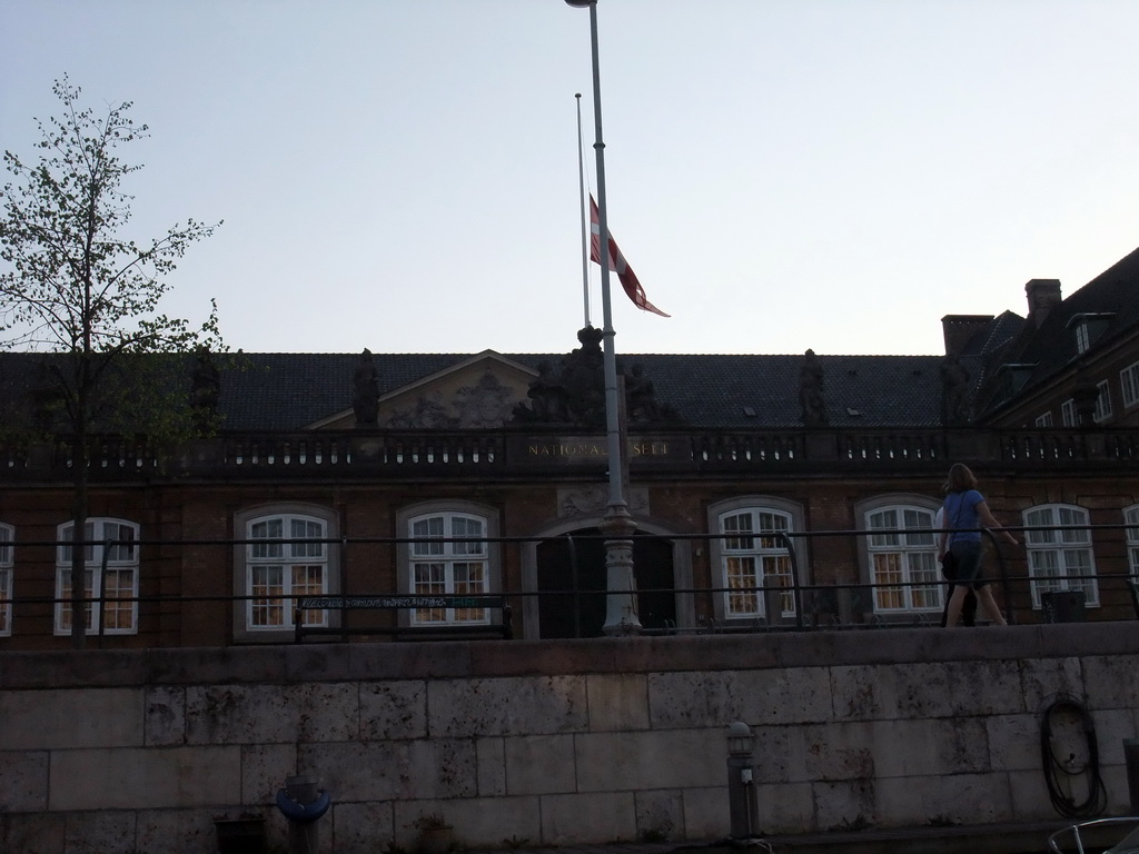 The front of the Nationalmuseet museum, viewed from the DFDS Canal Tours boat