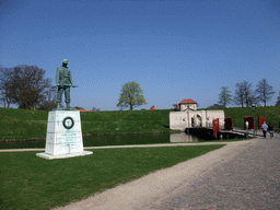 Zealand`s Ravelin at the Kastellet park, with the monument `Vore faldne` (`Our fallen`)