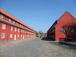 The main street of the Kastellet park