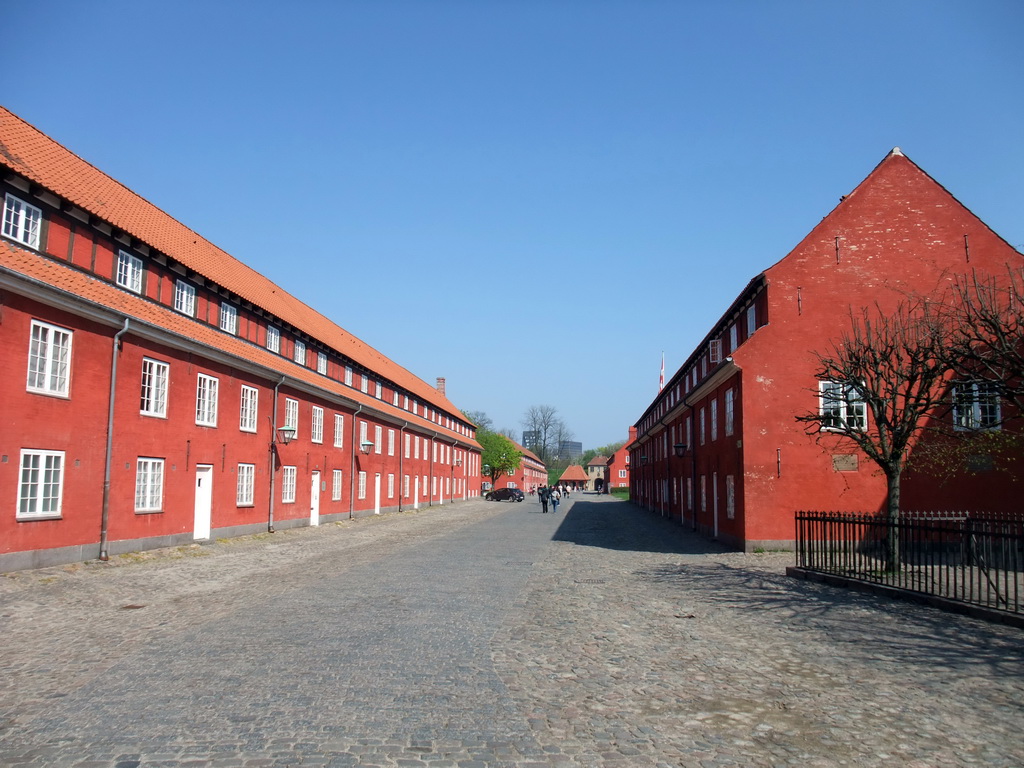 The main street of the Kastellet park