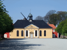 The King`s Bastion and a windmill at the Kastellet park