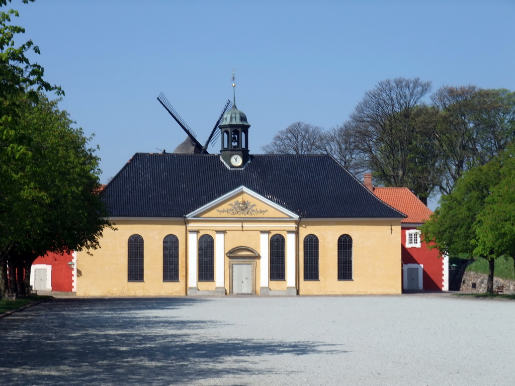The King`s Bastion and a windmill at the Kastellet park