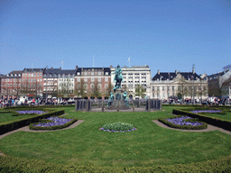 The equestrian statue of Christian V at Kongens Nytorv square