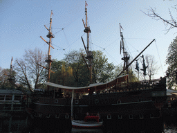 The `Pirateriet` restaurant at the Dragon Boat Lake at the Tivoli Gardens