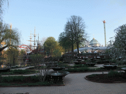 Plants, the `Pirateriet` restaurant at the Dragon Boat Lake, the Glass Hall Theatre and the attraction `The Star Flyer` at the Tivoli Gardens