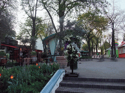 Plants and restaurants at the Tivoli Gardens