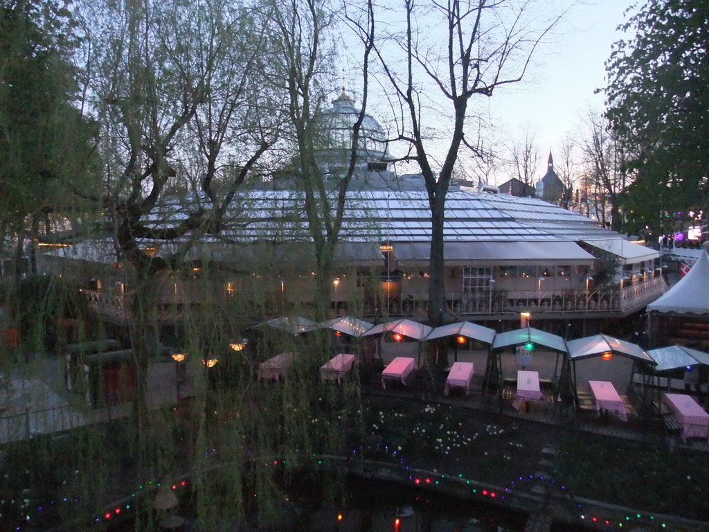 The Glass Hall Theatre, viewed from the `Pirateriet` restaurant at the Tivoli Gardens