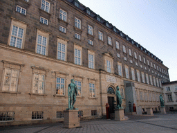 Northwest side of Christiansborg Palace at Prins Jørgens Gård street