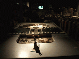 Scale model of the ruins, at the Castle Ruins under Christiansborg Palace