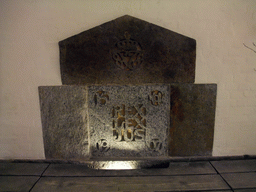 Old stone at the Castle Ruins under Christiansborg Palace