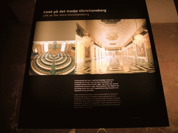 Explanation on `Life at the third Christiansborg`, at the Castle Ruins under Christiansborg Palace