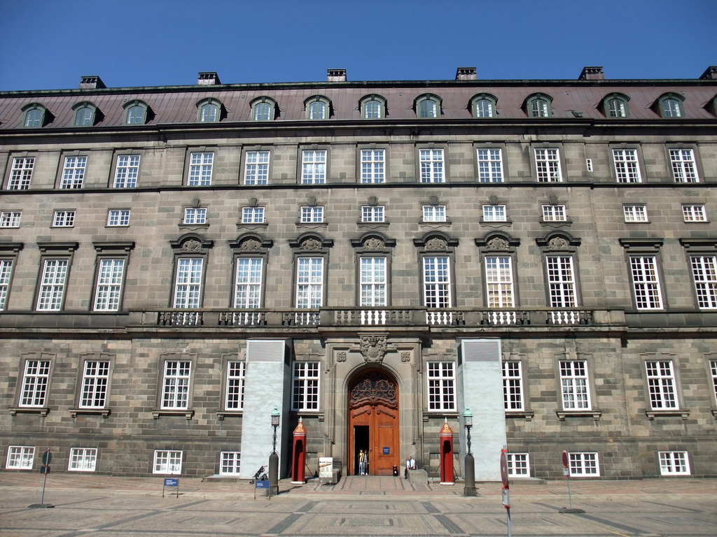 The inner square of Christiansborg Palace