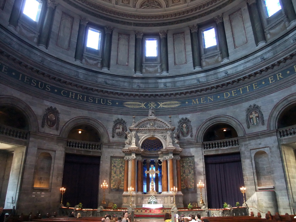 The nave and altar of Frederik`s Church