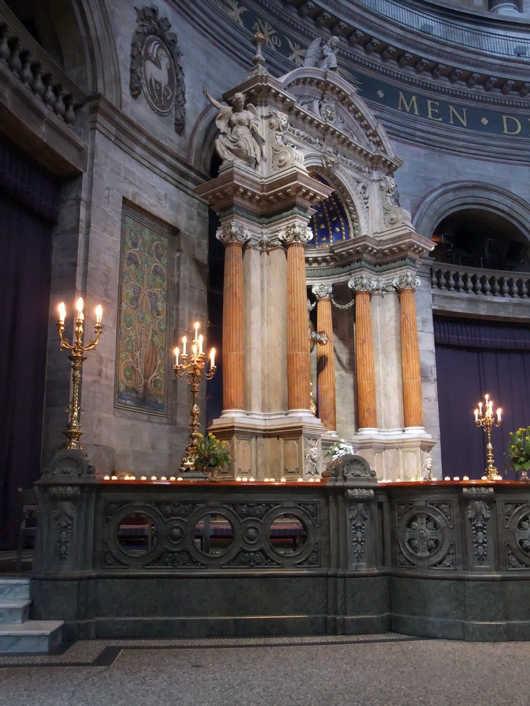 The altar of Frederik`s Church