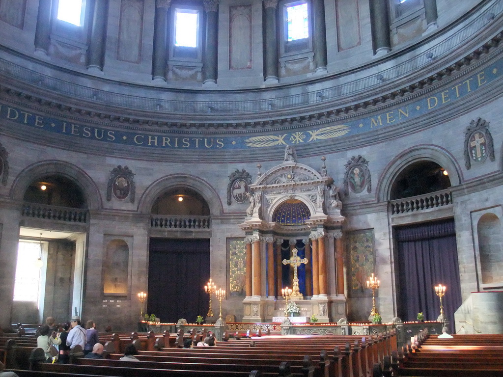 The nave and altar of Frederik`s Church