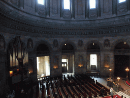 The nave and new organ of Frederik`s Church, viewed from the upper floor