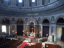 The altar of Frederik`s Church, viewed from the upper floor