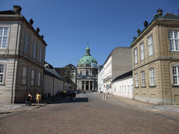 Frederiksgade street and Frederik`s Church