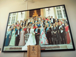 Group picture of royal families, in Christian VIII`s Palace at Amalienborg Palace