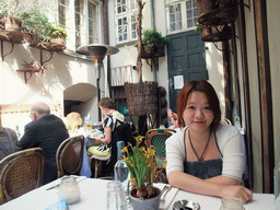 Miaomiao at the Barock Restaurant at the Nyhavn harbour