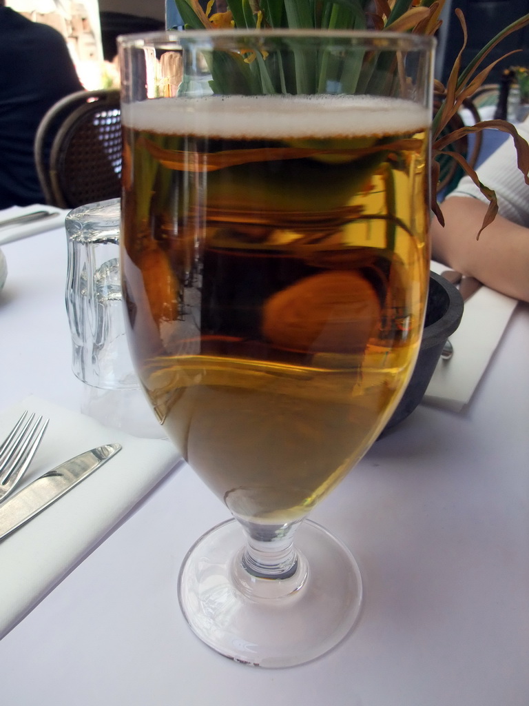 Beer at the Barock Restaurant at the Nyhavn harbour