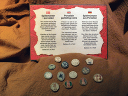 Porcelain gambling coins in the Ripley`s Believe It or Not! Museum
